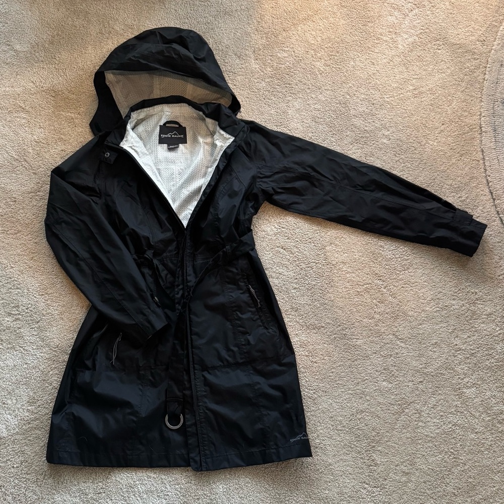 Women’s Black Waterproof Rain Jacket Pristine